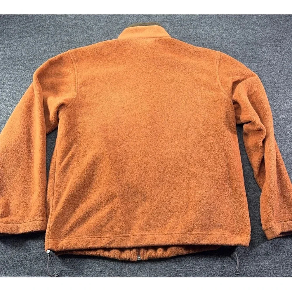 Columbia Mens Steens Mountain Full Zip Fleece Jacket Orange Olive Large